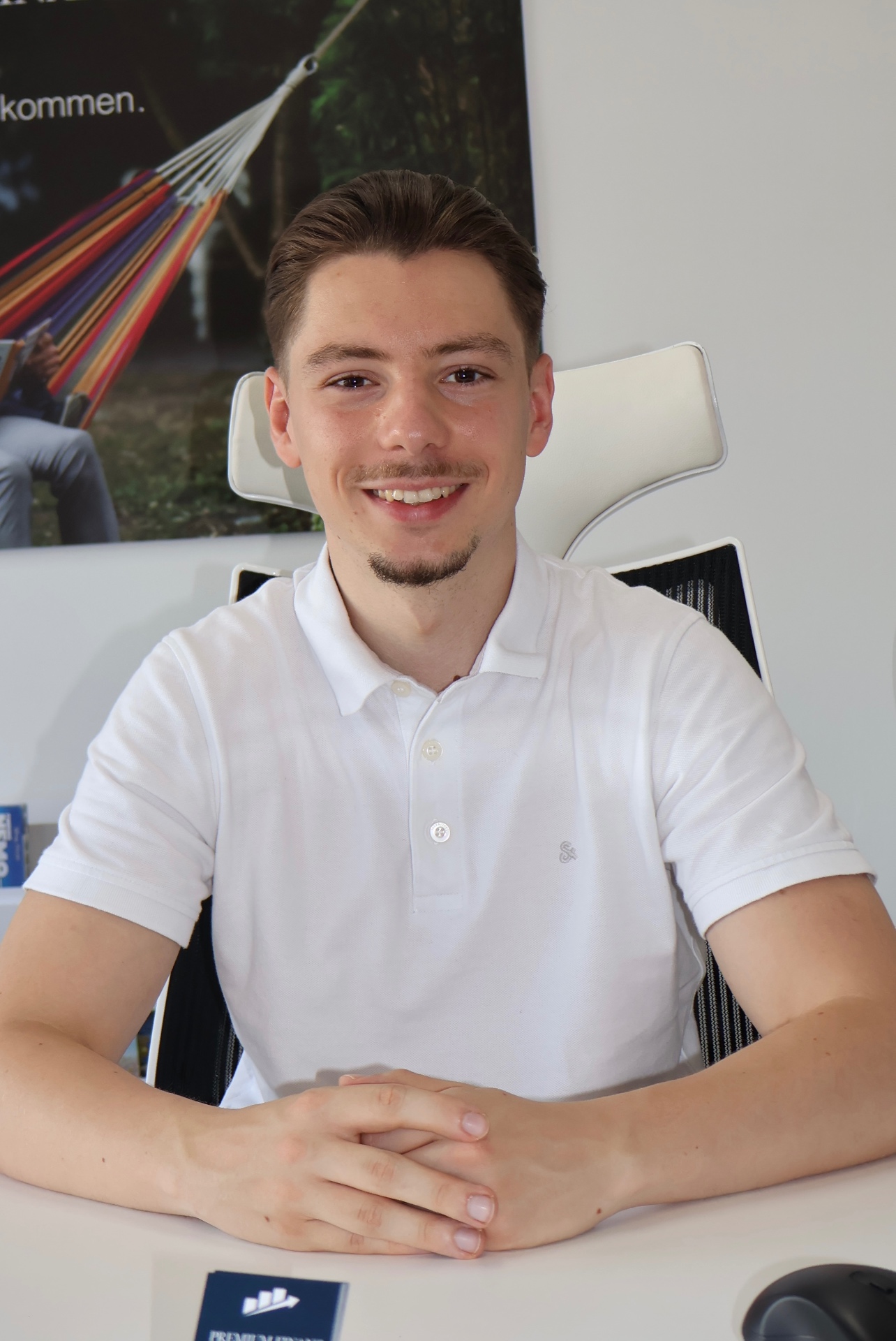 Mike Bensz im Büro